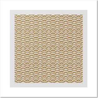 Gold luxury pattern design Posters and Art